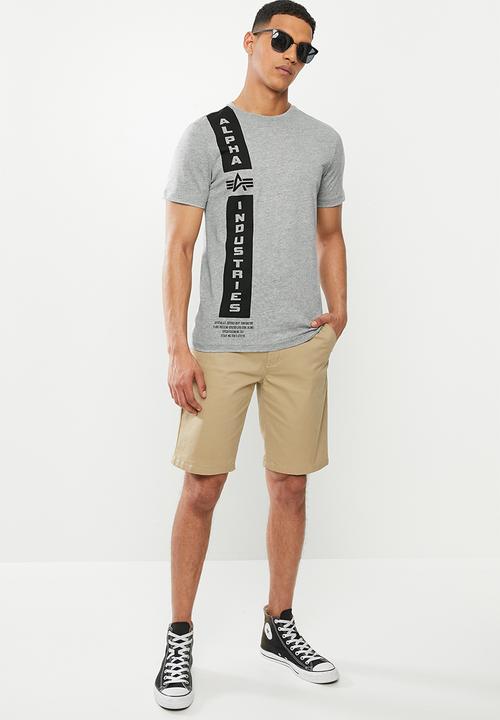 Alpha Industries - Alpha defense tee - grey melange