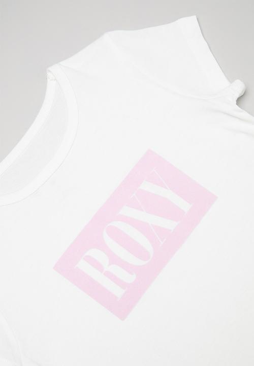 Roxy - Indian poem short sleeve top - white