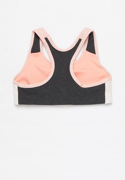 Nike - Nike bra cl veneer wndr - coral & grey 