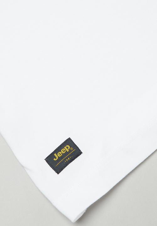 JEEP - Denver short sleeve graphic print tee - white