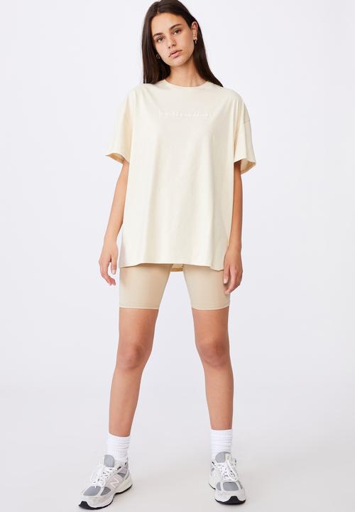 Factorie - Super relaxed graphic tee - fog