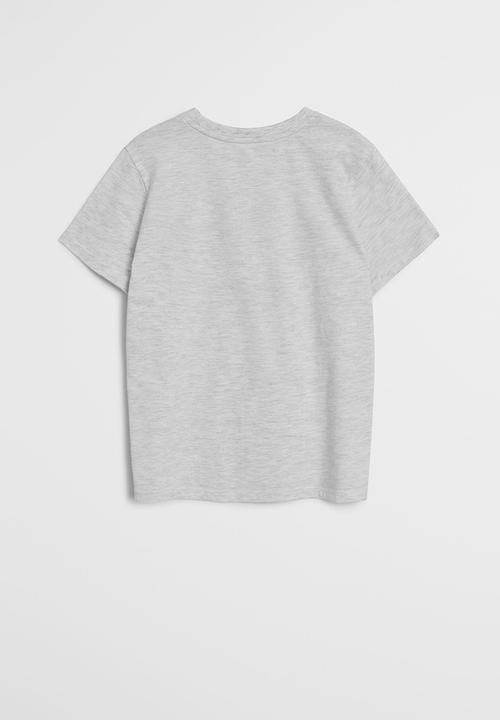 MANGO - Harlem short sleeve tee - grey