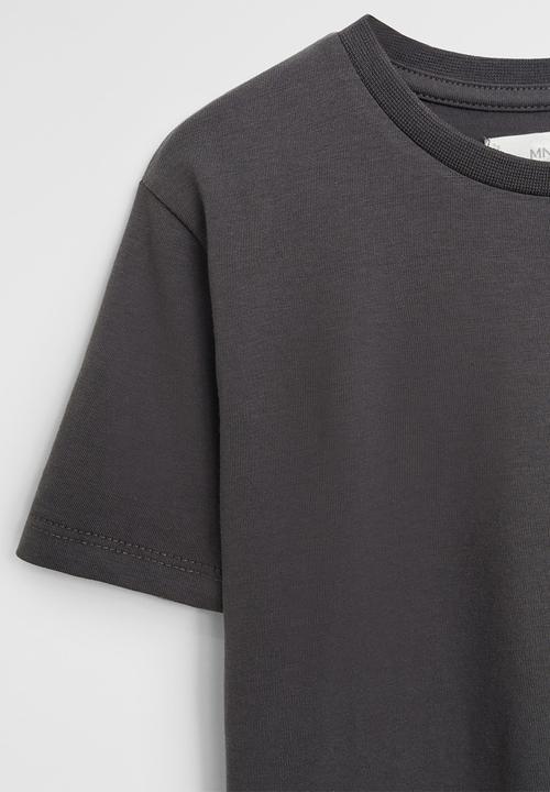MANGO - Pocket print short sleeve tee - grey