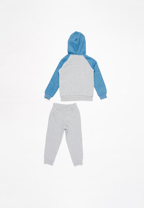 Converse - Boys colorblock dino set - grey & blue 