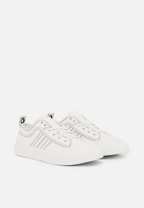 Diesel  - S-astico low lace w sneakers - white