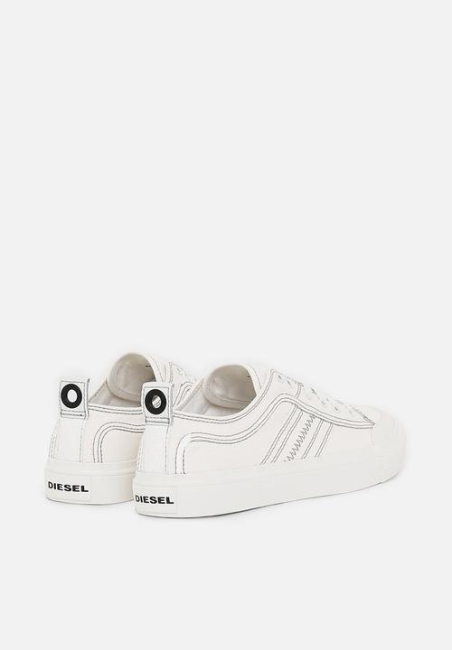 Diesel  - S-astico low lace w sneakers - white