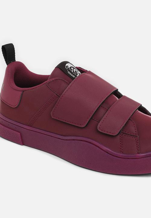 Diesel  - S-clever low strap w sneakers - purple potion