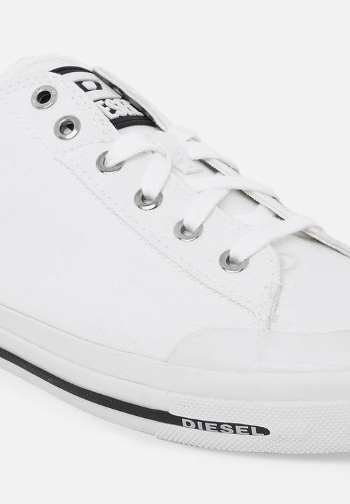Diesel  - S-astico low  cut sneakers - star white