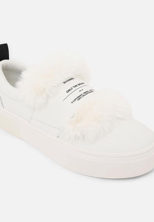 Diesel  - S-vaneela sof sneakers - star white
