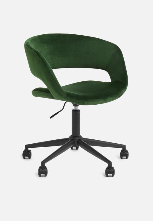 Sixth Floor - Grace desk chair - forest green