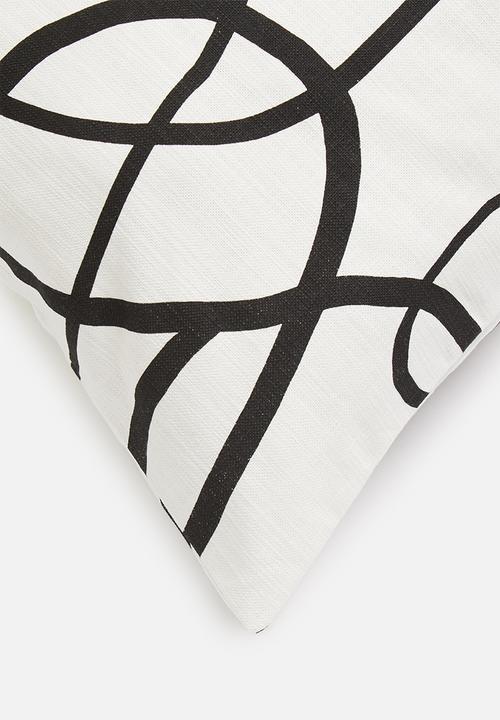 Sixth Floor - Freedom cushion cover - black & white