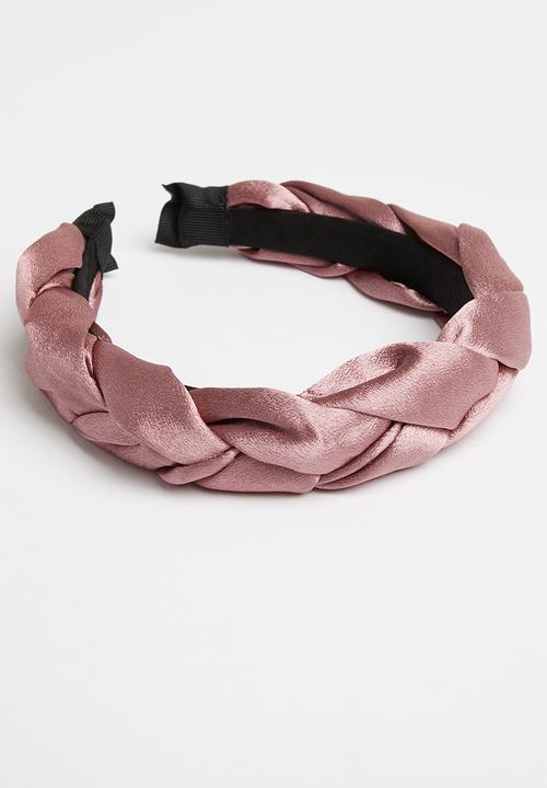 Superbalist - Braided alice band - pink