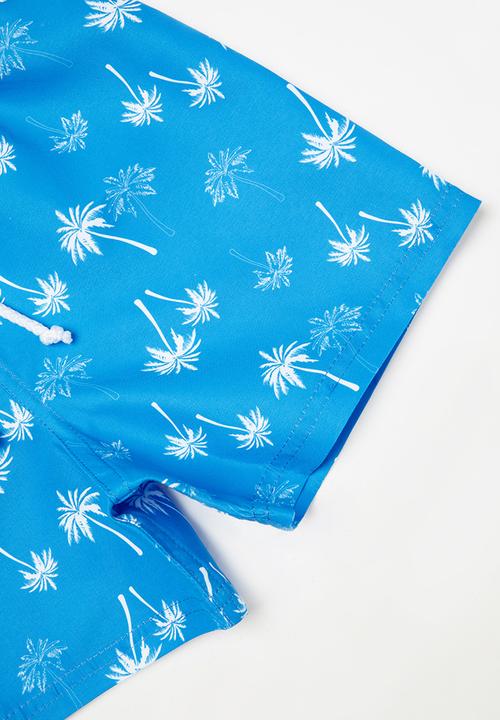 Pop Candy - Boys board shorts - blue