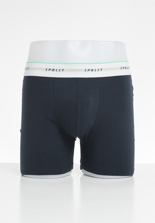 Superbalist - 2-pack Ryder long boxer briefs - navy 