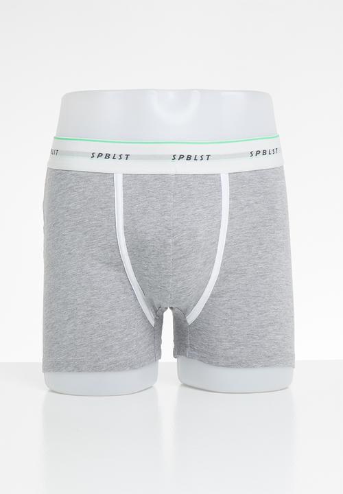Superbalist - 2-pack Tex boxer briefs - grey 