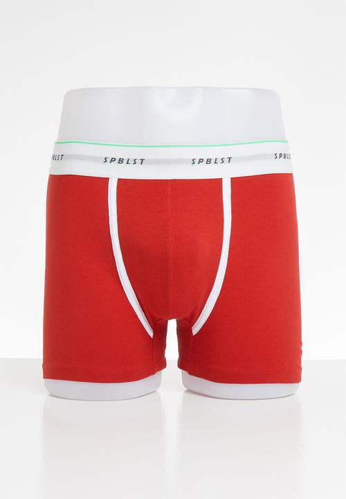 Superbalist - 2 Pack Tex boxer briefs - red