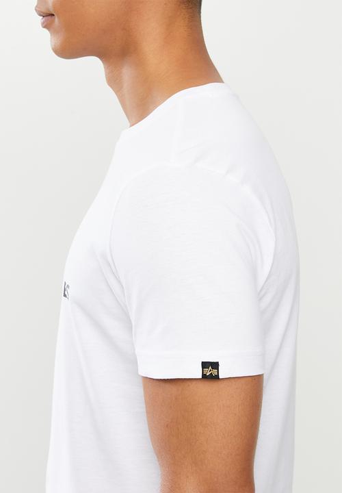 Alpha Industries - Alpha logo print tee - white