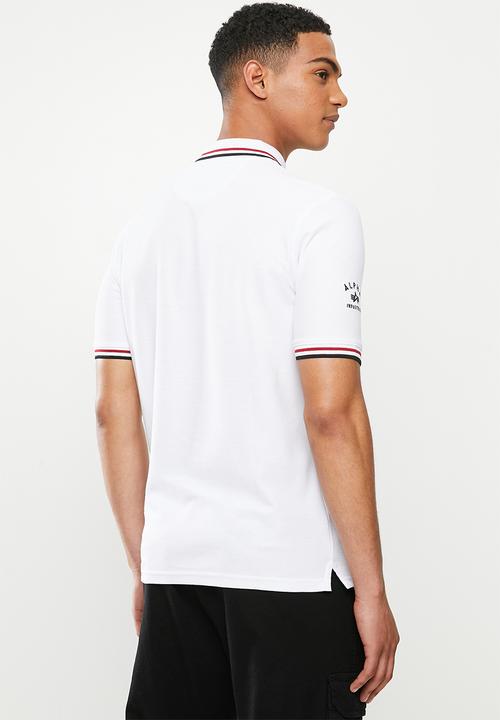 Alpha Industries - Nasa polo - white
