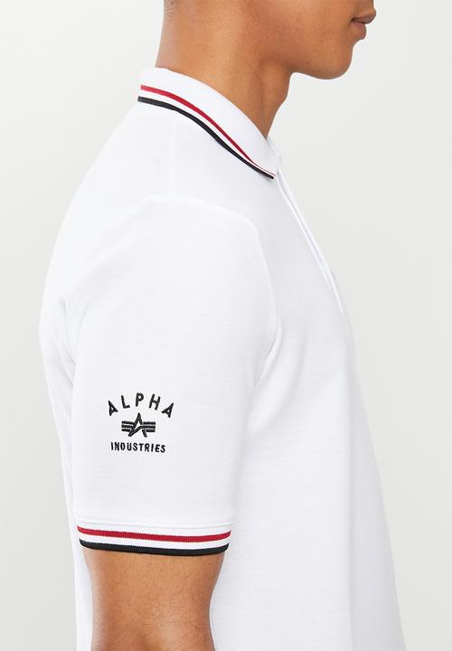 Alpha Industries - Nasa polo - white