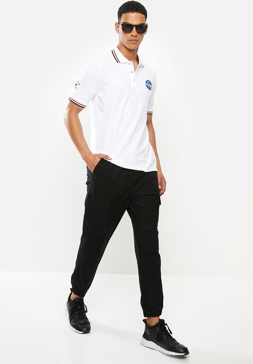 Alpha Industries - Nasa polo - white