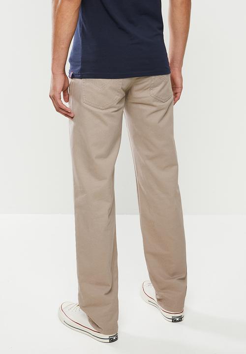 SOVIET - Voyager-r 3 #5 mens basic 5pkt chino - stone
