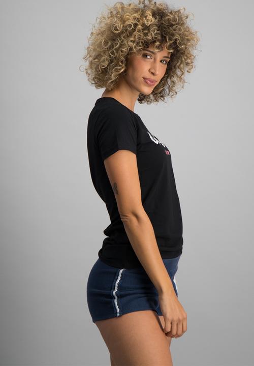Aca Joe - Joe embroidery T-shirt - black