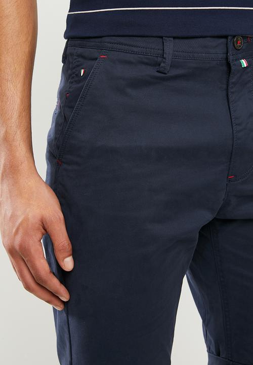 SOVIET - Donte mens cotton short - navy