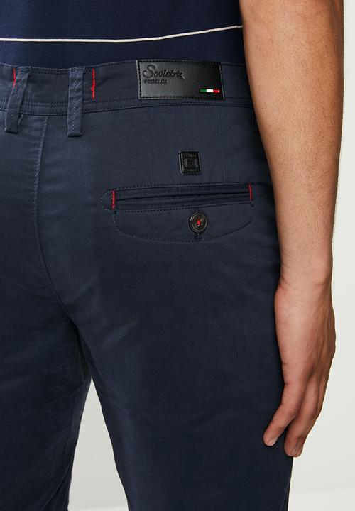 SOVIET - Donte mens cotton short - navy