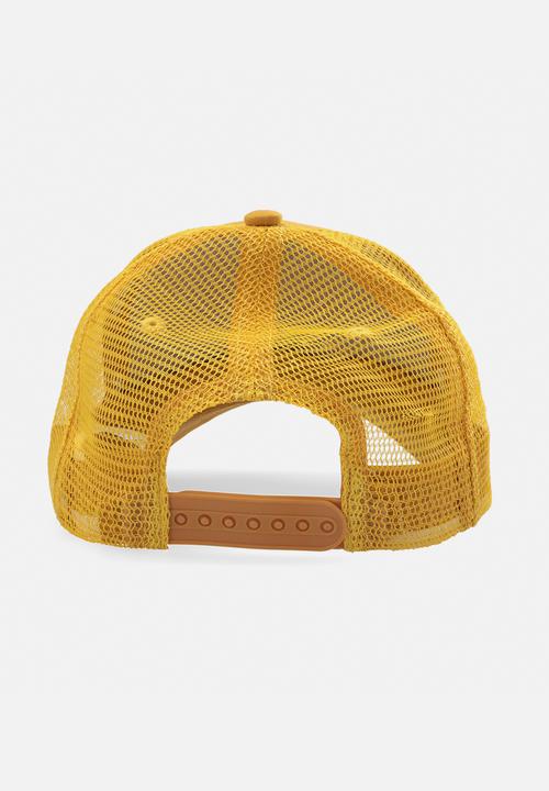 Vertigo - Mens vertigo embroidered cap - mustard