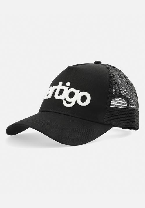 Vertigo - Mens vertigo embroidered cap - black & white