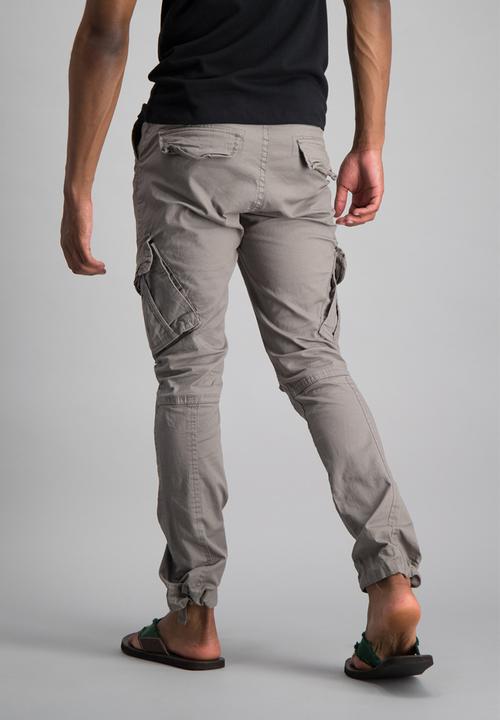 Aca Joe - Mens Aca Joe cargo pants - dark grey 