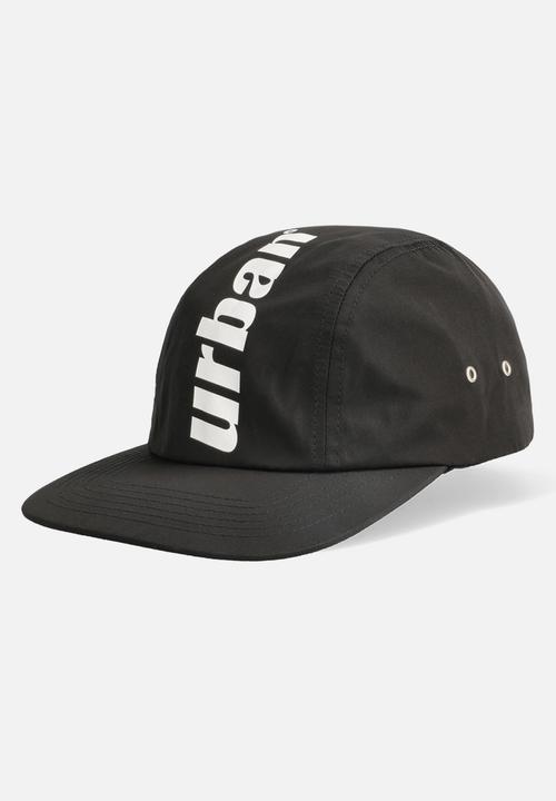 Urban - Mens urban printed cap - black