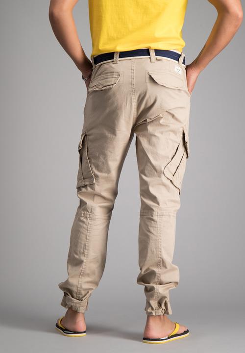 Aca Joe - Mens Aca Joe cargo pants - khaki 