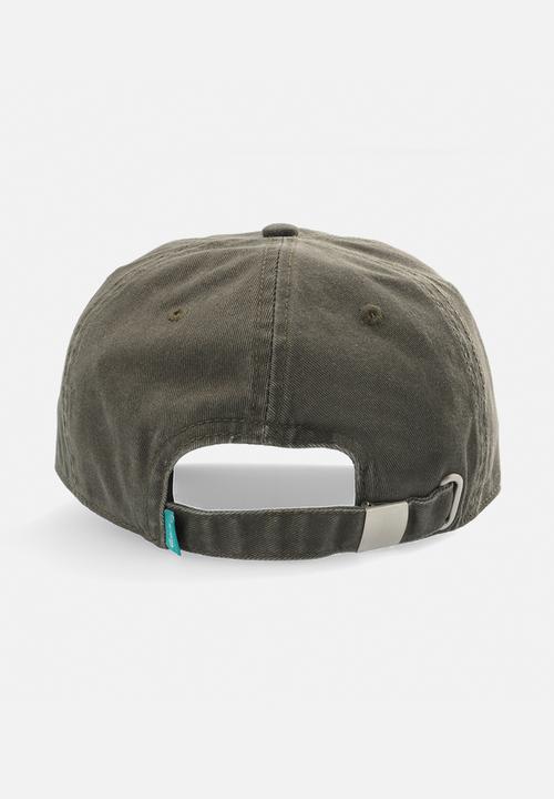 Aca Joe - Mens aca joe embroidered logo cap - agave green