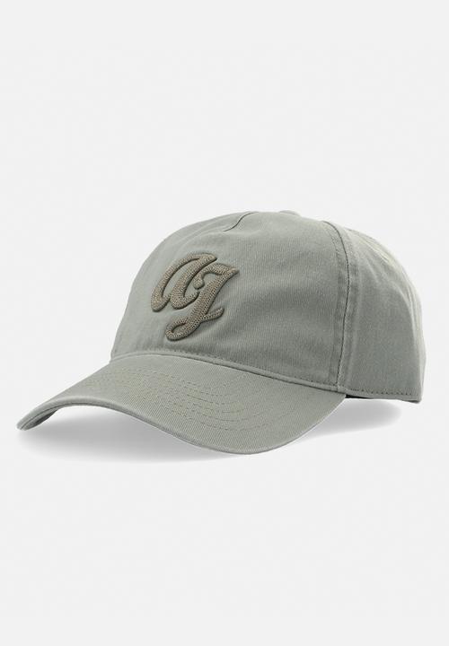 Aca Joe - Mens aca joe embroidered logo cap - desert sage