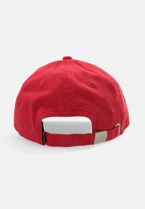 Aca Joe - Mens aca joe embroidered logo cap - red & navy