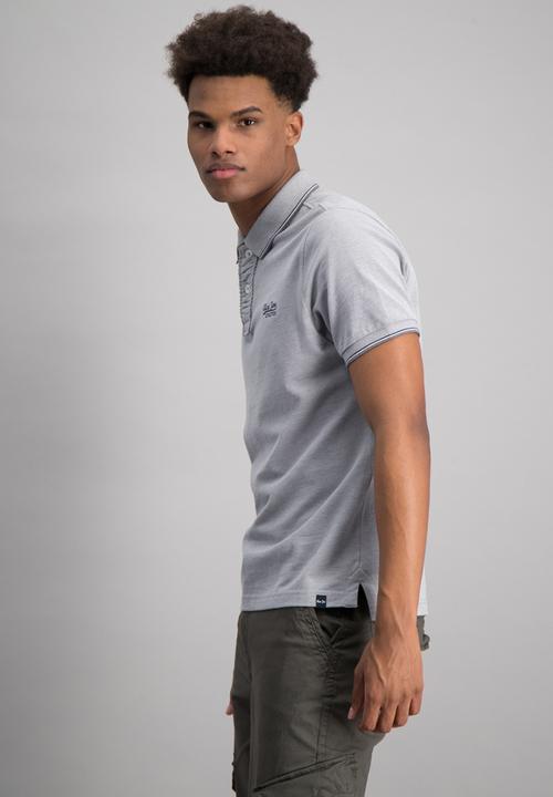 Aca Joe - Mens oxford golfer - grey