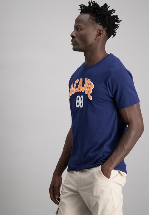 Aca Joe - Mens aca joe short sleeve T-shirt - navy