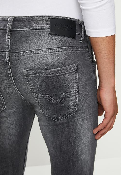 GUESS - Skinny jeans - washed black