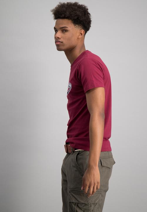 Aca Joe - Mens aca joe short sleeve T-shirt - maroon