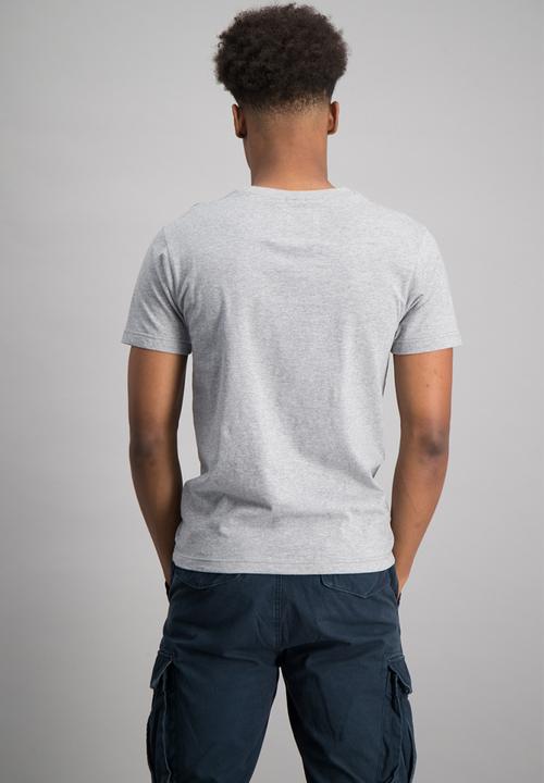 Aca Joe - Mens aca joe short sleeve T-shirt - grey