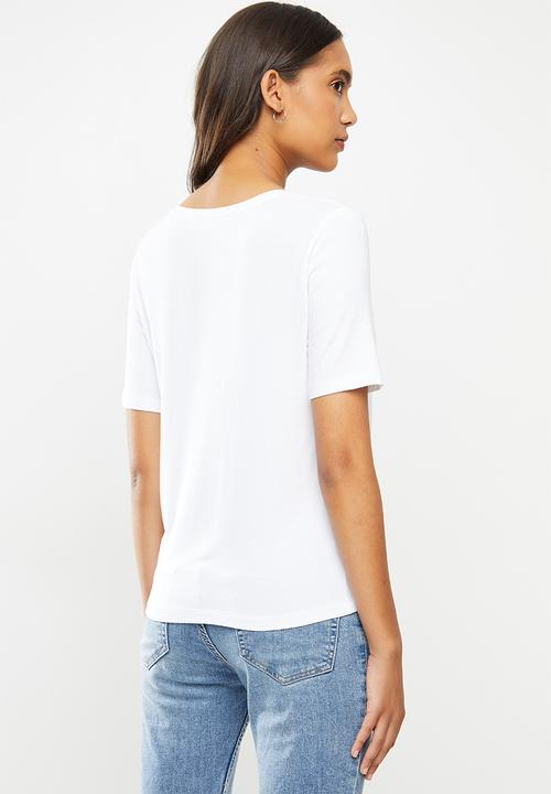 MANGO - Retro T-shirt - white