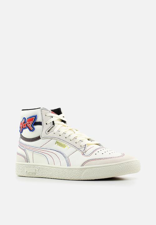PUMA - Ralph sampson mid japanorama - whisper white-puma black-high risk red
