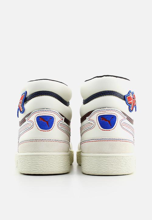 PUMA - Ralph sampson mid japanorama - whisper white-puma black-high risk red