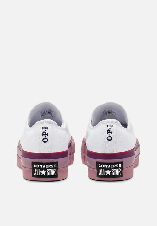 Converse - Ctas lift opi l ox 566557c -  pure silver/white