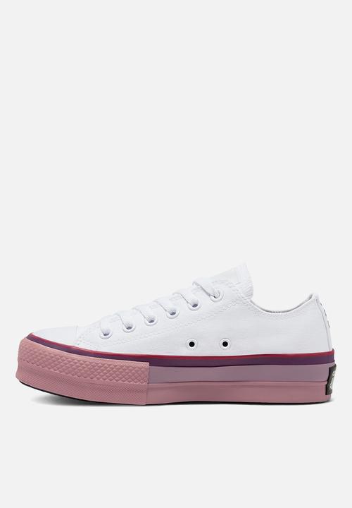 Converse - Ctas lift opi l ox 566557c -  pure silver/white
