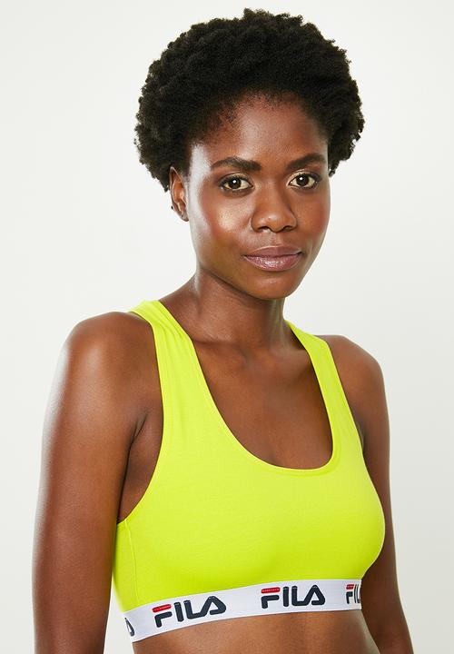 FILA - Mia bra - lime green