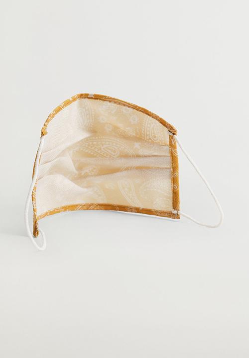 MANGO - Face mask- yellow