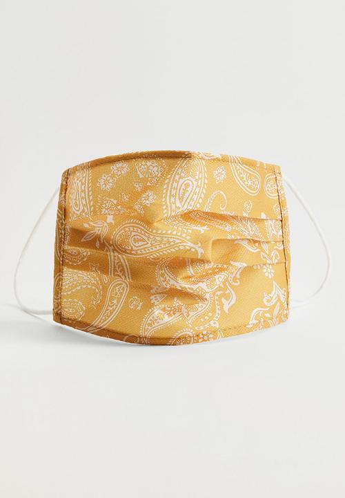 MANGO - Face mask- yellow