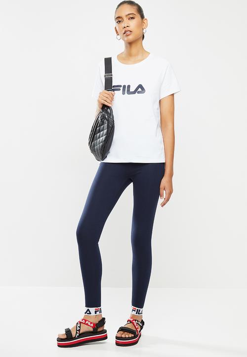 FILA - Mono deckle standard T-shirt - white
